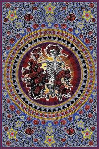 Grateful Dead Tapestry Skull & Roses