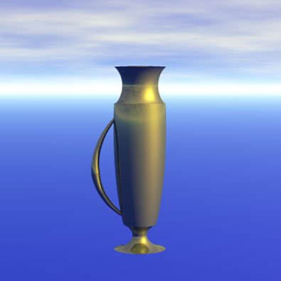 3D Vase Model - Free Bryce 3D Model