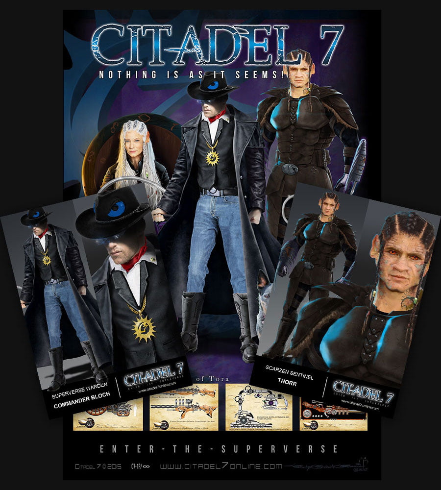First edition Citadel 7 art prints @ London Comic Con 10/23/15