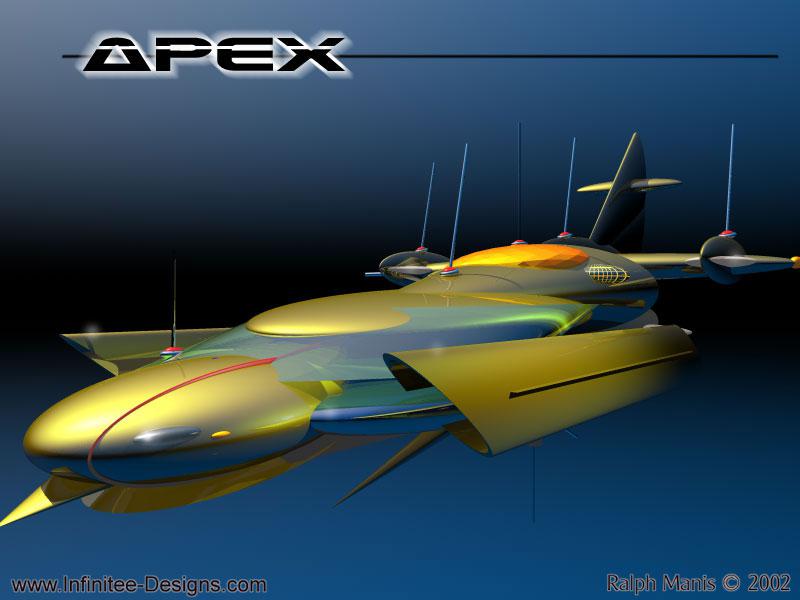 Apex - Bryce 3D Spaceship