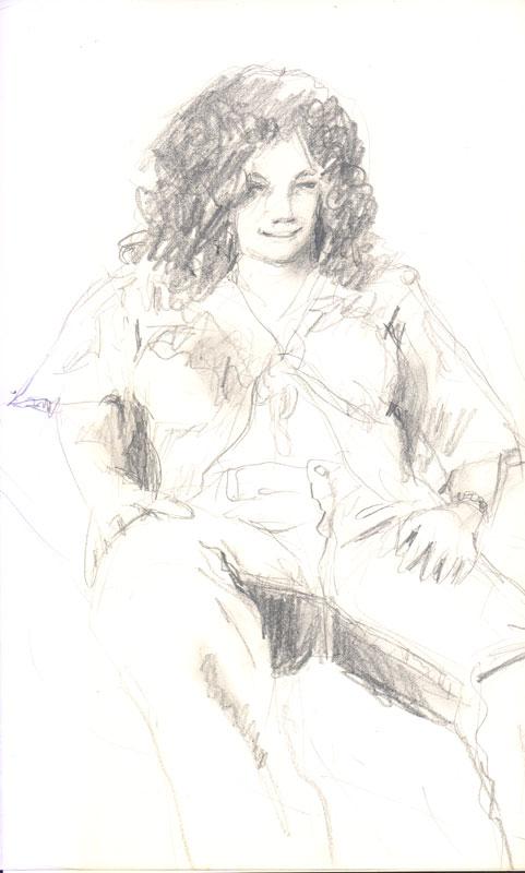 Thea Live figure drawing
